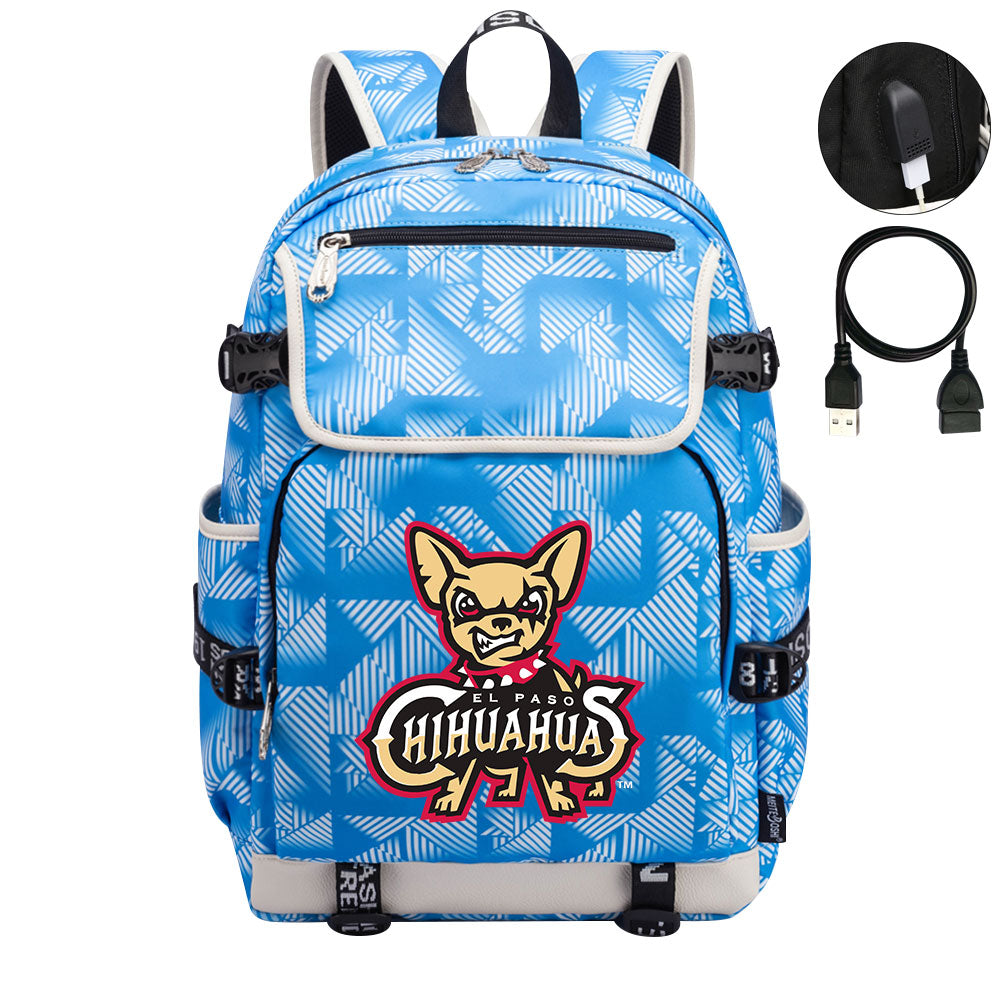 El Paso Chihuahuas Backpack School Notebook Travel Bags