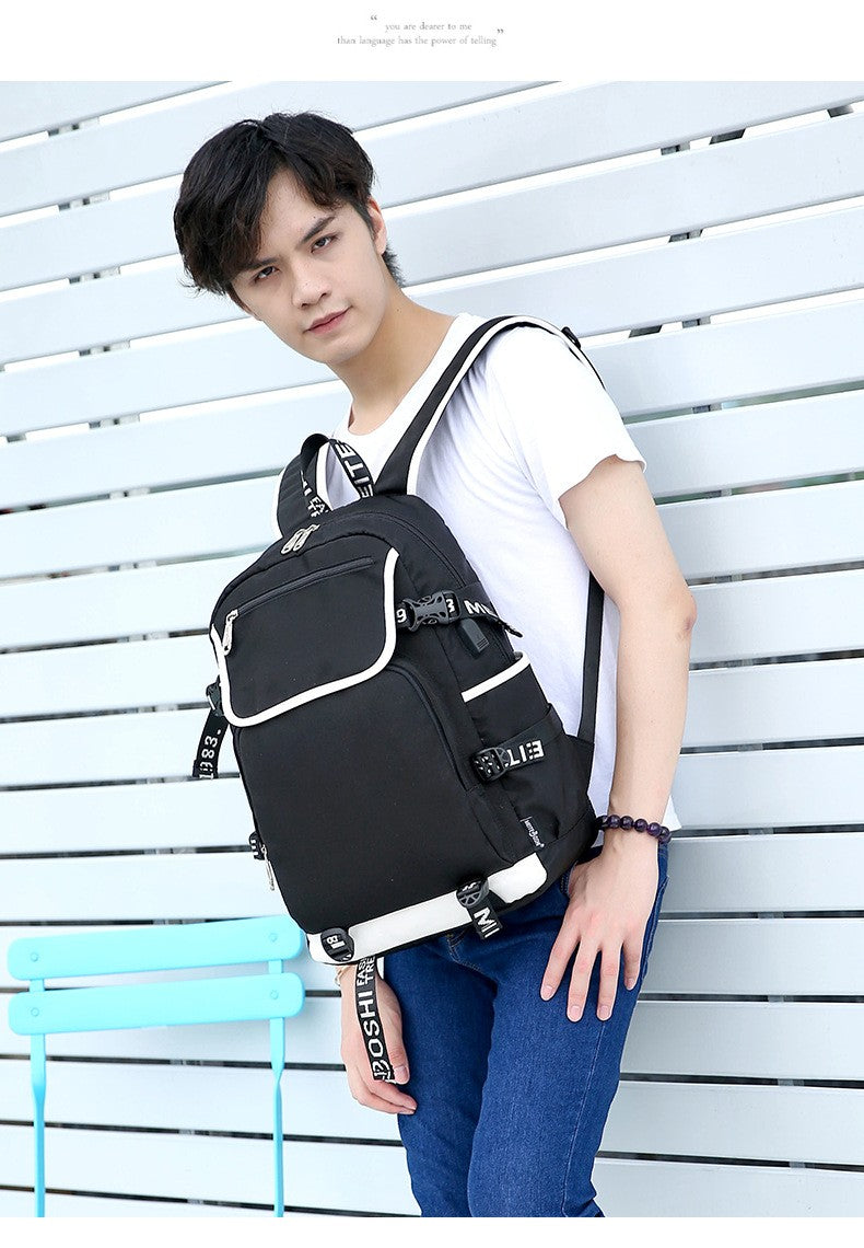 Los Angeles Lakers Backpack School Notebook Travel Bags