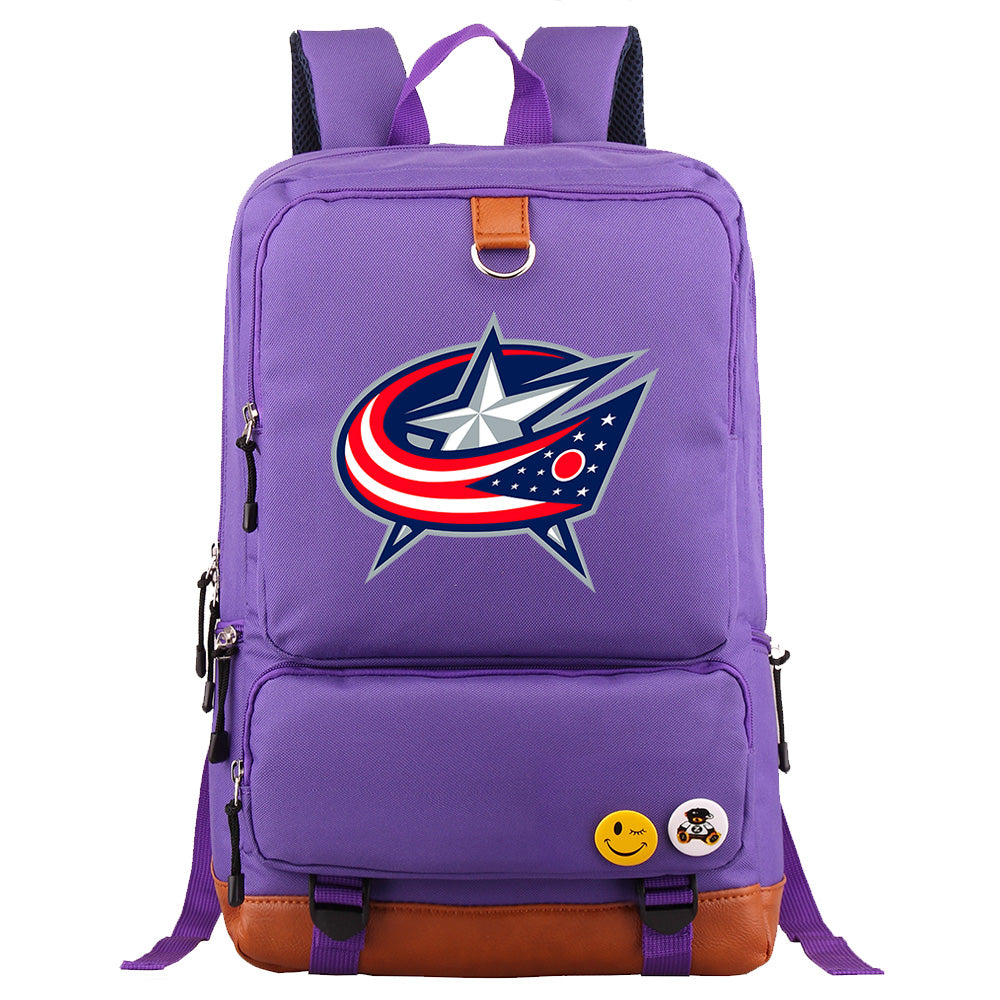 Columbus Blue Jackets Hockey Team Proof Backpack NoteBook Laptop School Bag