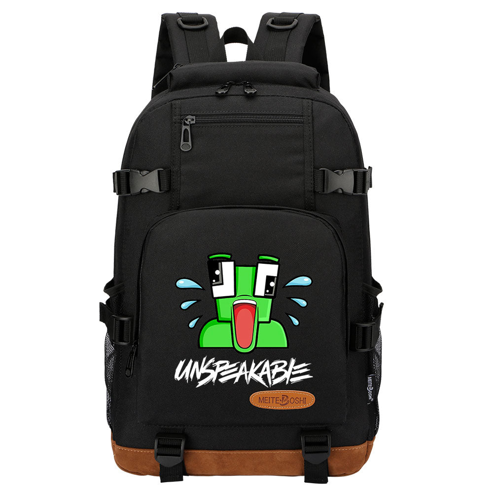 Game Unspeakable Frog Waterproof Backpack School Notebook Travel Bag
