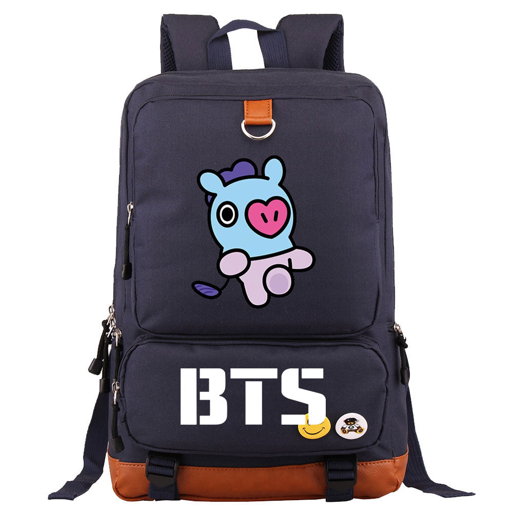 BTS Mang Proof Backpack NoteBook Laptop School Bag