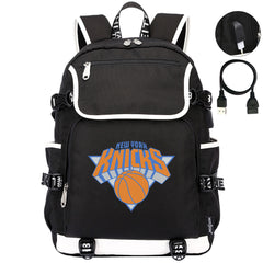 New York Knicks Backpack School Notebook Travel Bags