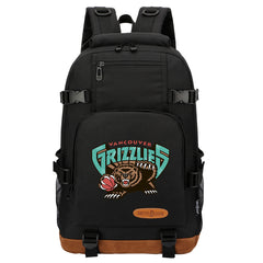 Vancouver Grizzlies Waterproof Backpack School Notebook Travel Bag