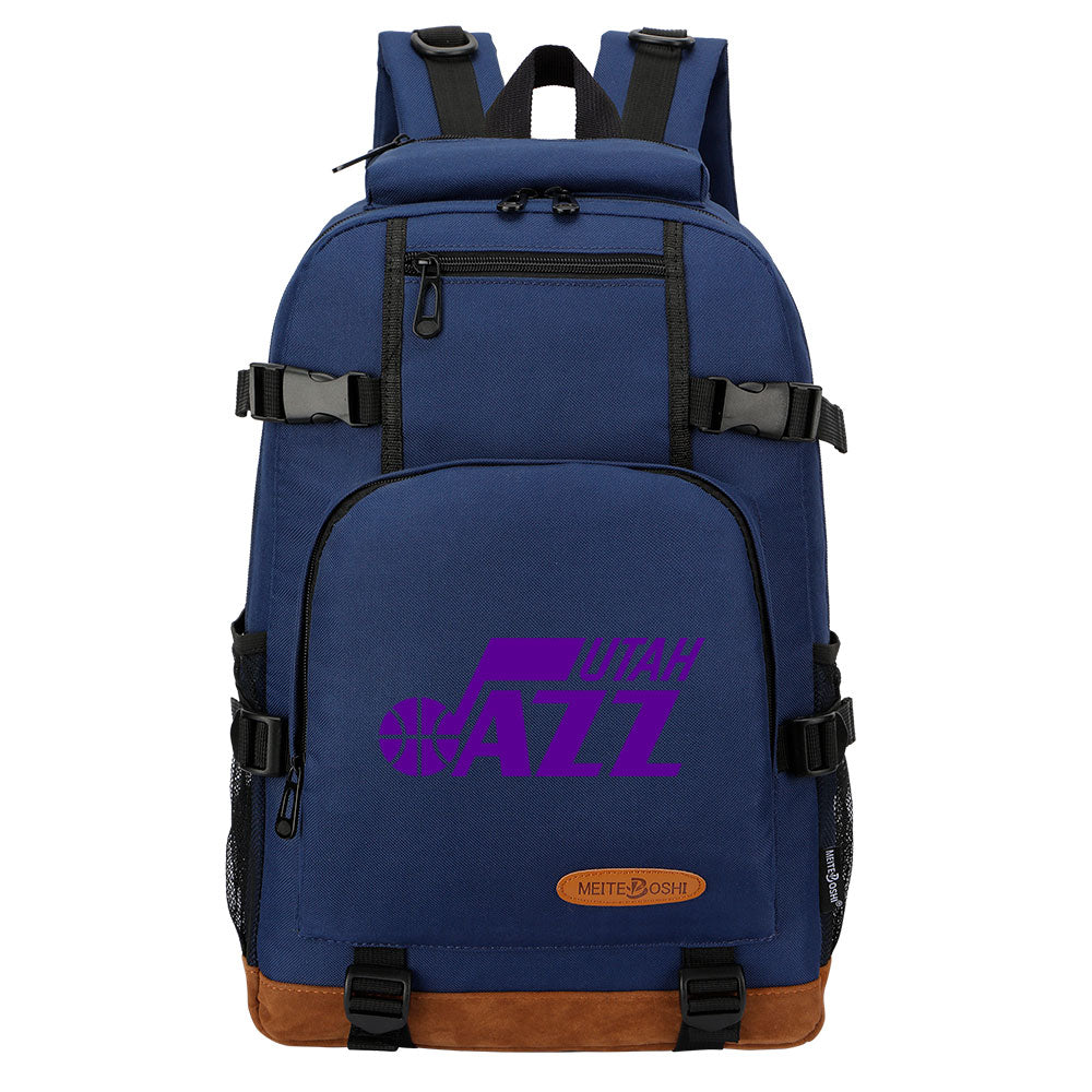Utah Jazz Waterproof Backpack School Notebook Travel Bag