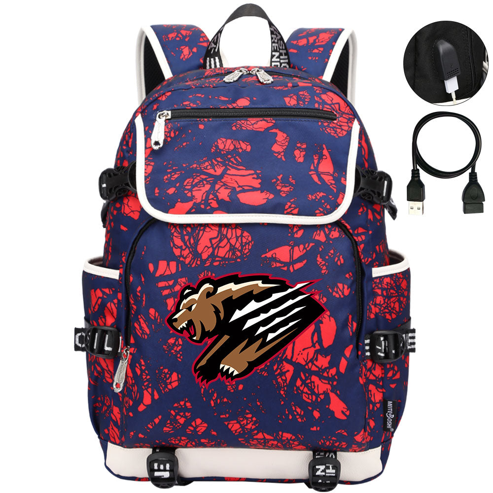 Montana Grizzlies Backpack School Notebook Travel Bags