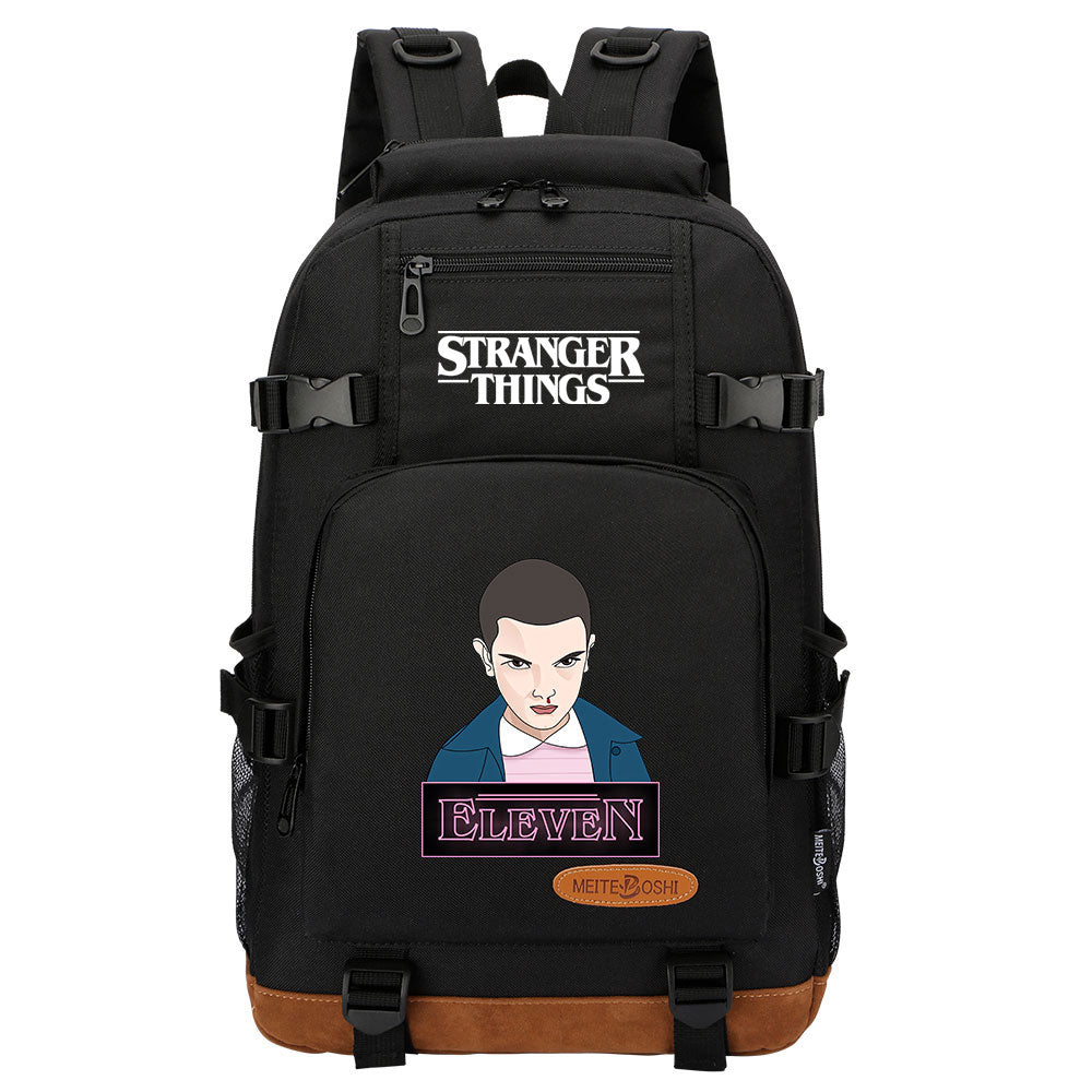 Strangers Things El Waterproof Backpack School Notebook Travel Bag
