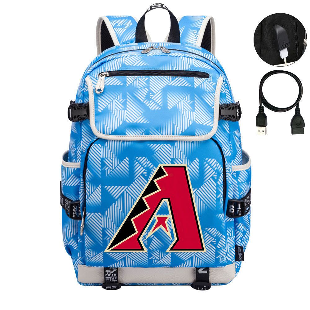 Arizona Diamondbacks Backpack School Notebook Travel Bags
