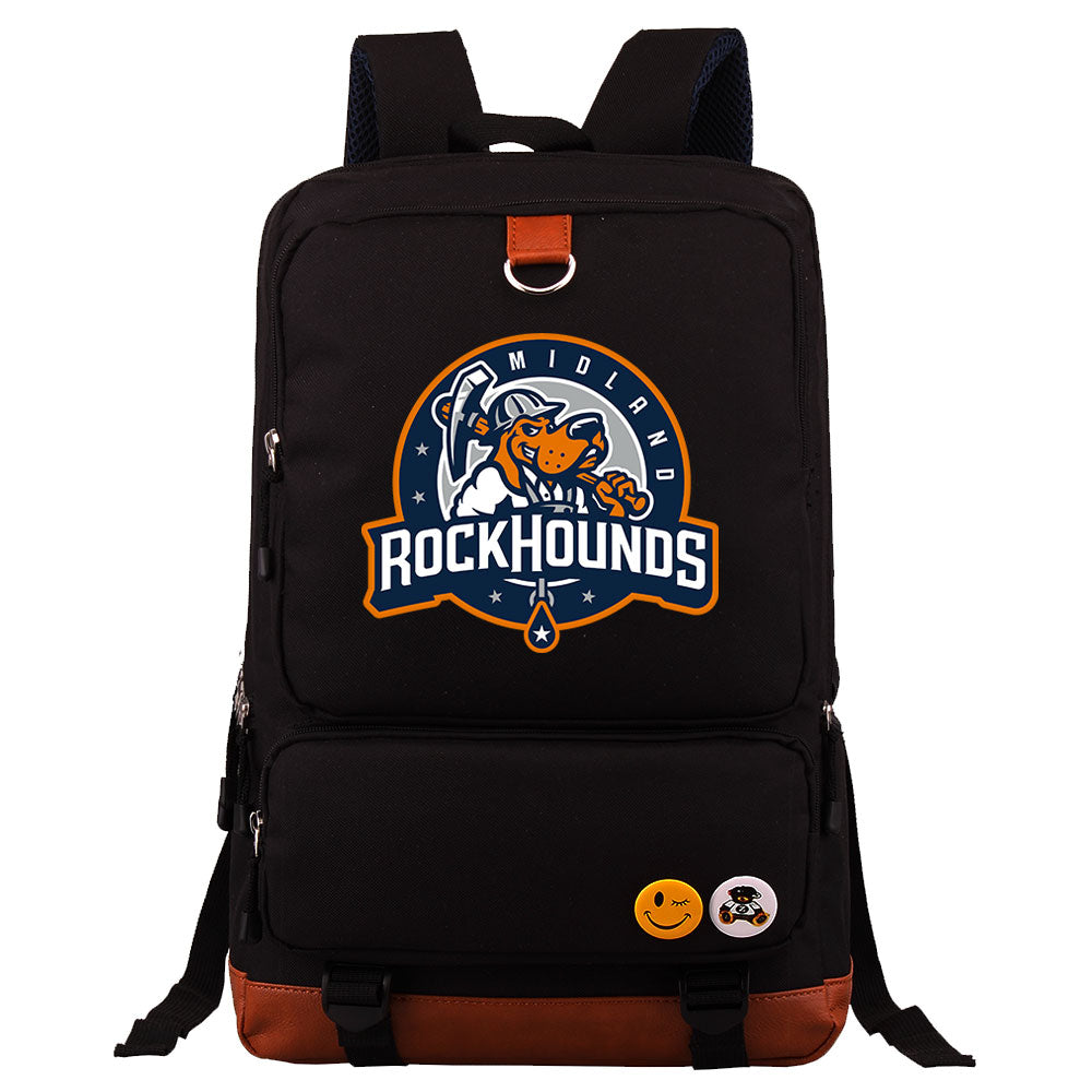 Midland RockHounds Water Proof Backpack NoteBook Laptop School Bag
