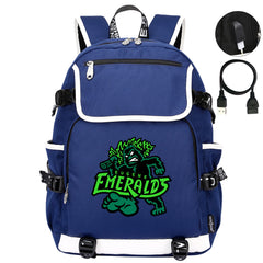 Eugene Emeralds Backpack School Notebook Travel Bags