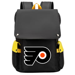 Philadelphia Flyers Hockey Team School Backpack Oxford Laptop Bag