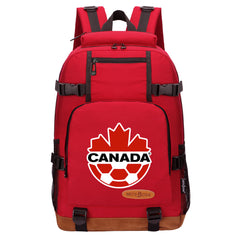 Canada National Football Team Waterproof Backpack School Notebook Travel Bag