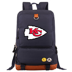 Kansas City Chiefs Football Team Rugby Proof Backpack NoteBook Laptop School Bag
