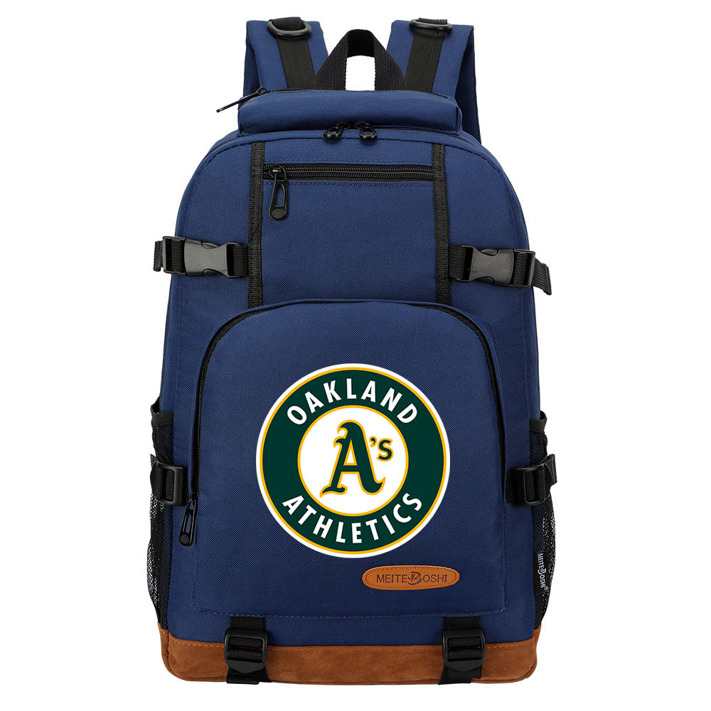 Oakland Athletics Waterproof Backpack School Notebook Travel Bag