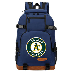 Oakland Athletics Waterproof Backpack School Notebook Travel Bag
