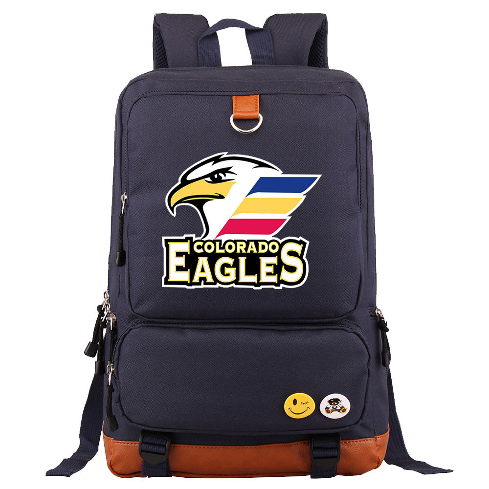 Colorado Eagles Hockey Team Proof Backpack NoteBook Laptop School Bag