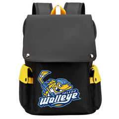 Toledo Walleye School Backpack Oxford Laptop Bag