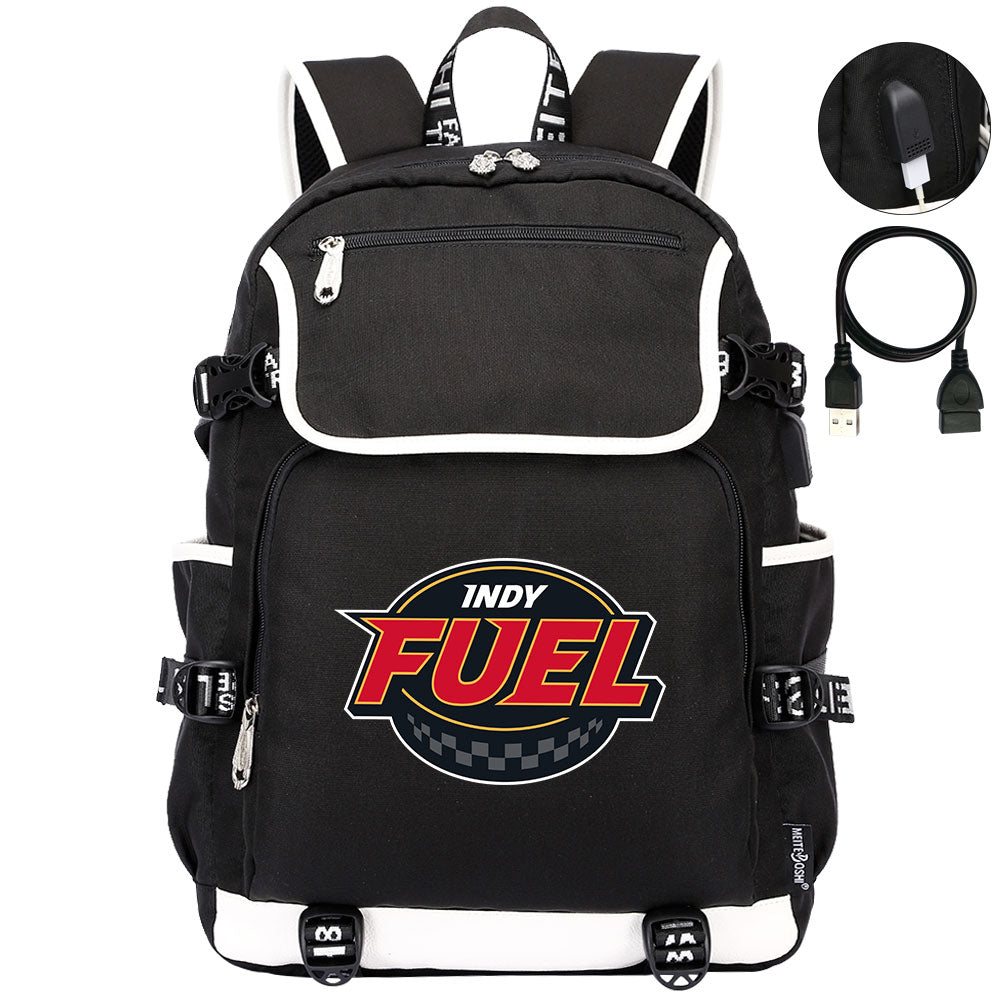Indy Fuel Hockey League Backpack School Notebook Travel Bag