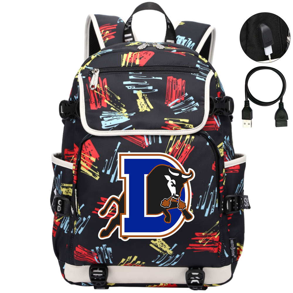 Durham Bulls Backpack School Notebook Travel Bags