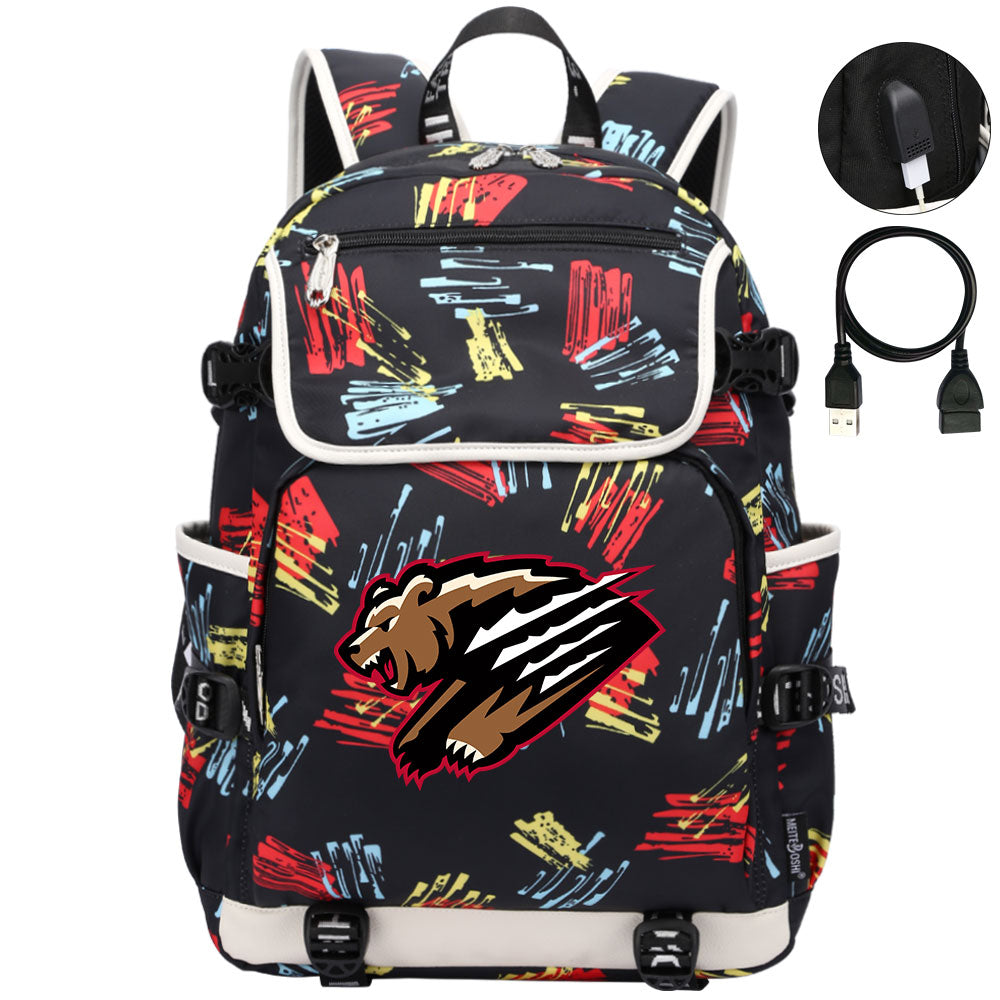 Montana Grizzlies Backpack School Notebook Travel Bags
