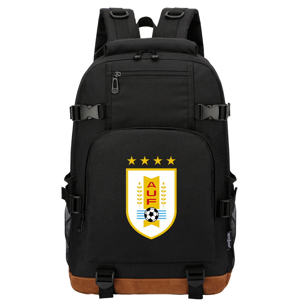 Uruguay National Football Team Waterproof Backpack School Notebook Travel Bag