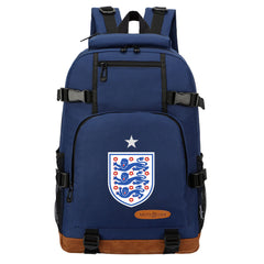 England National Football Team Waterproof Backpack School Notebook Travel Bag