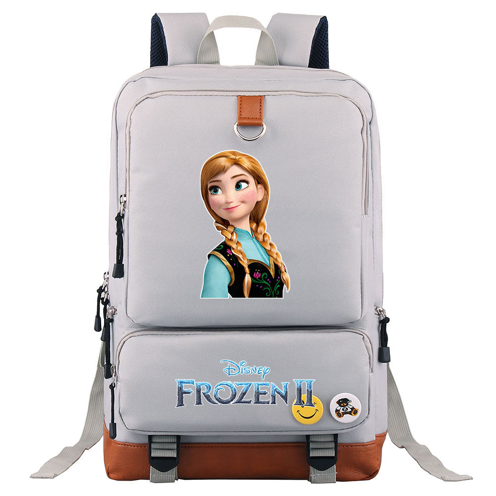 Frozen Elsa Anna Proof Backpack NoteBook Laptop School Bag