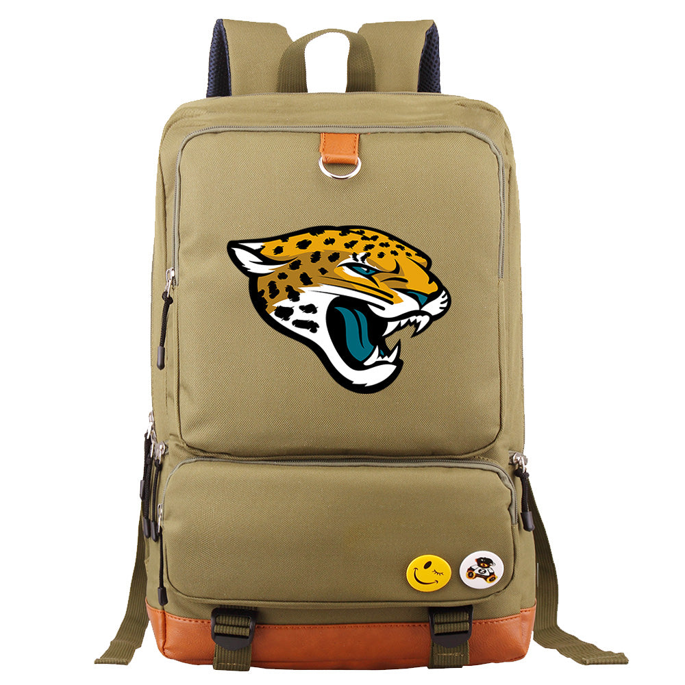 Jacksonville Jaguars Football Team Rugby Proof Backpack NoteBook Laptop School Bag