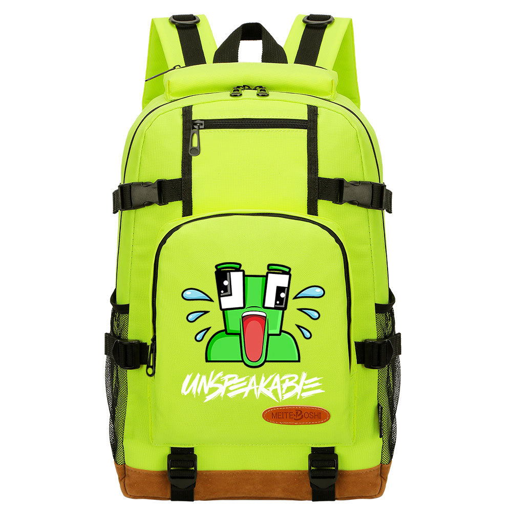 Game Unspeakable Frog Waterproof Backpack School Notebook Travel Bag