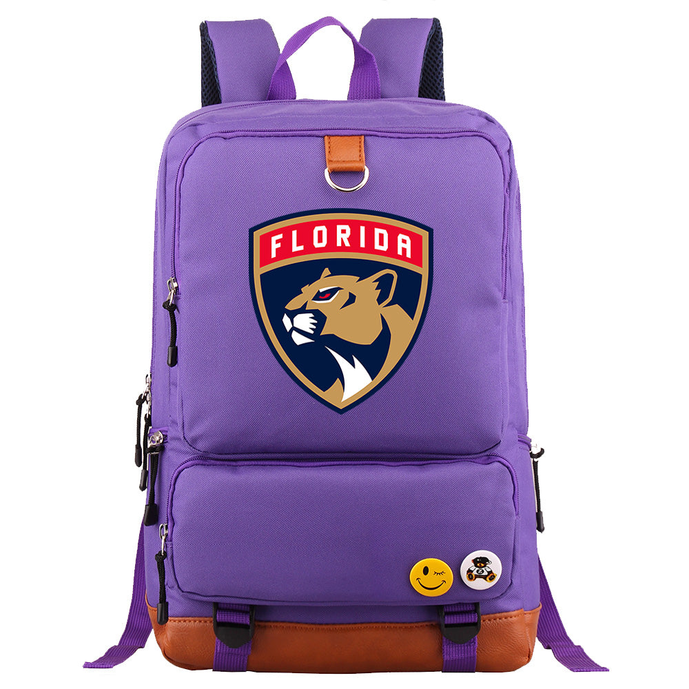 Florida Panthers Hockey Team Proof Backpack NoteBook Laptop School Bag