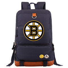 Boston Bruins Hockey Team Proof Backpack NoteBook Laptop School Bag
