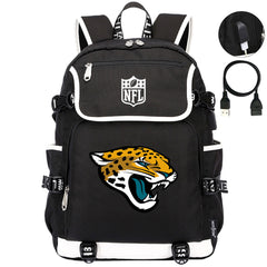 Jacksonville Jaguars Hockey League Backpack School Notebook Travel Bag