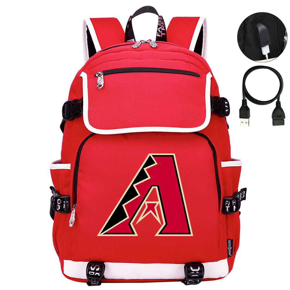Arizona Diamondbacks Backpack School Notebook Travel Bags