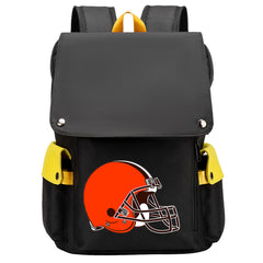 Cleveland Browns Football Team Rugby Laptop Backpack Oxford School Bag