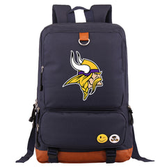 Minnesota Vikings Football Team Rugby Proof Backpack NoteBook Laptop School Bag