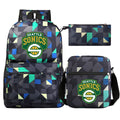 Seattle SuperSonics Basketball School Backpack Shoulder Bag Pencil Bags 3pcs Set
