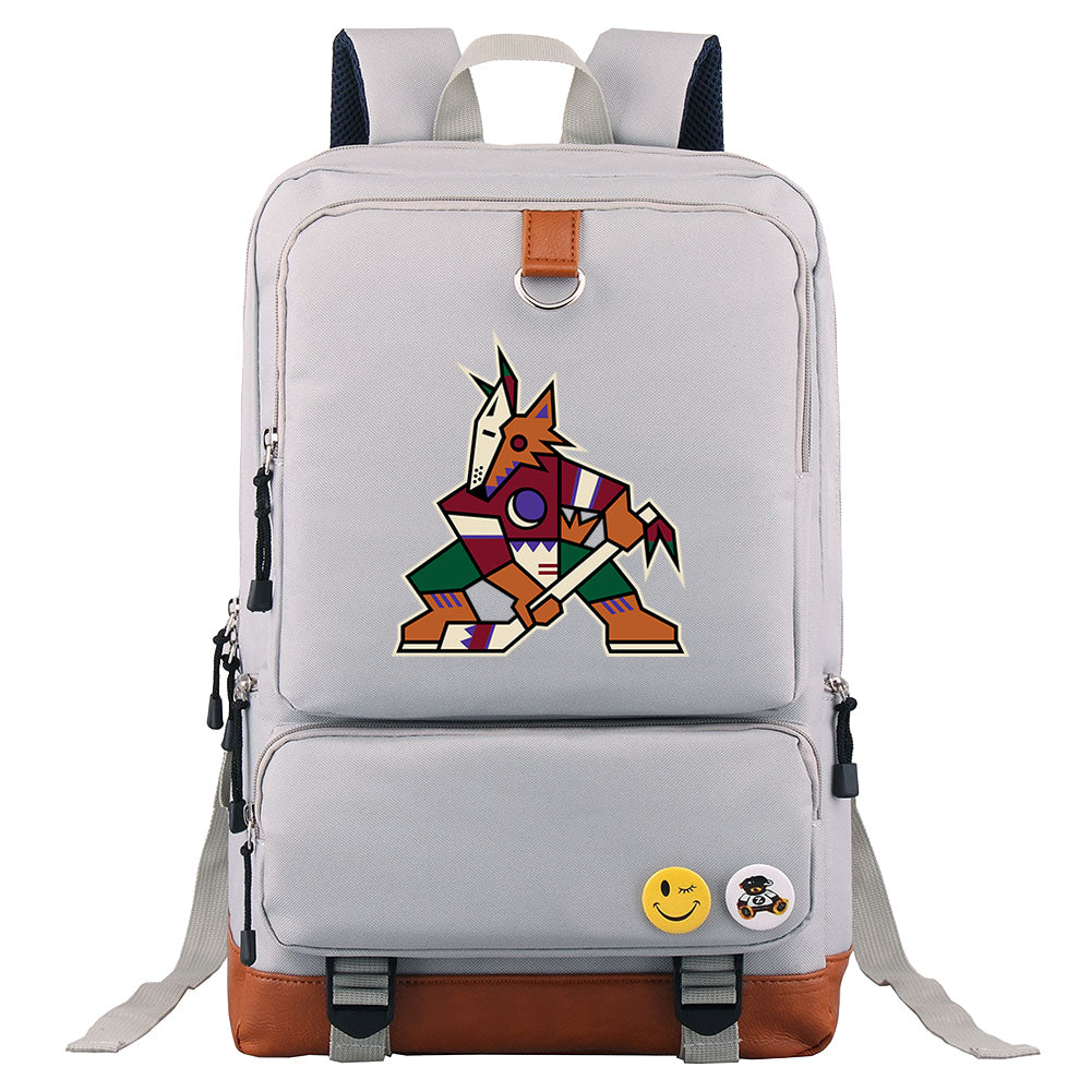 Arizona Coyotes Hockey Team Proof Backpack NoteBook Laptop School Bag