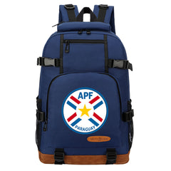 APF Paraguay National Football Team Waterproof Backpack School Notebook Travel Bag