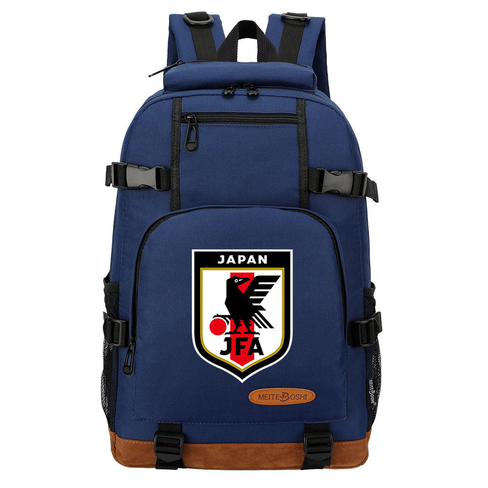 Japan National Football Team Waterproof Backpack School Notebook Travel Bag