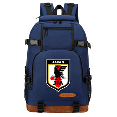 Japan National Football Team Waterproof Backpack School Notebook Travel Bag