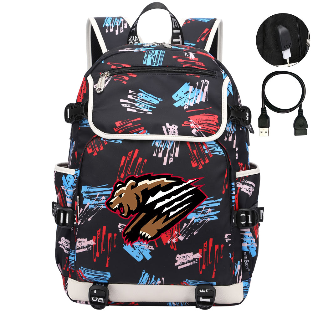 Montana Grizzlies Backpack School Notebook Travel Bags