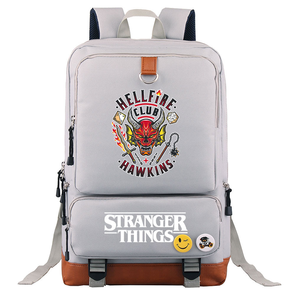Strangers Things Hellfire Club Proof Backpack NoteBook Laptop School Bag
