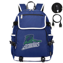 Florida Everblades Hockey League Backpack School Notebook Travel Bag
