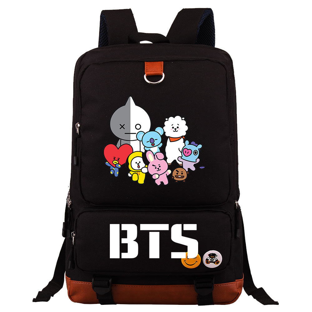 BTS Proof Backpack NoteBook Laptop School Bag