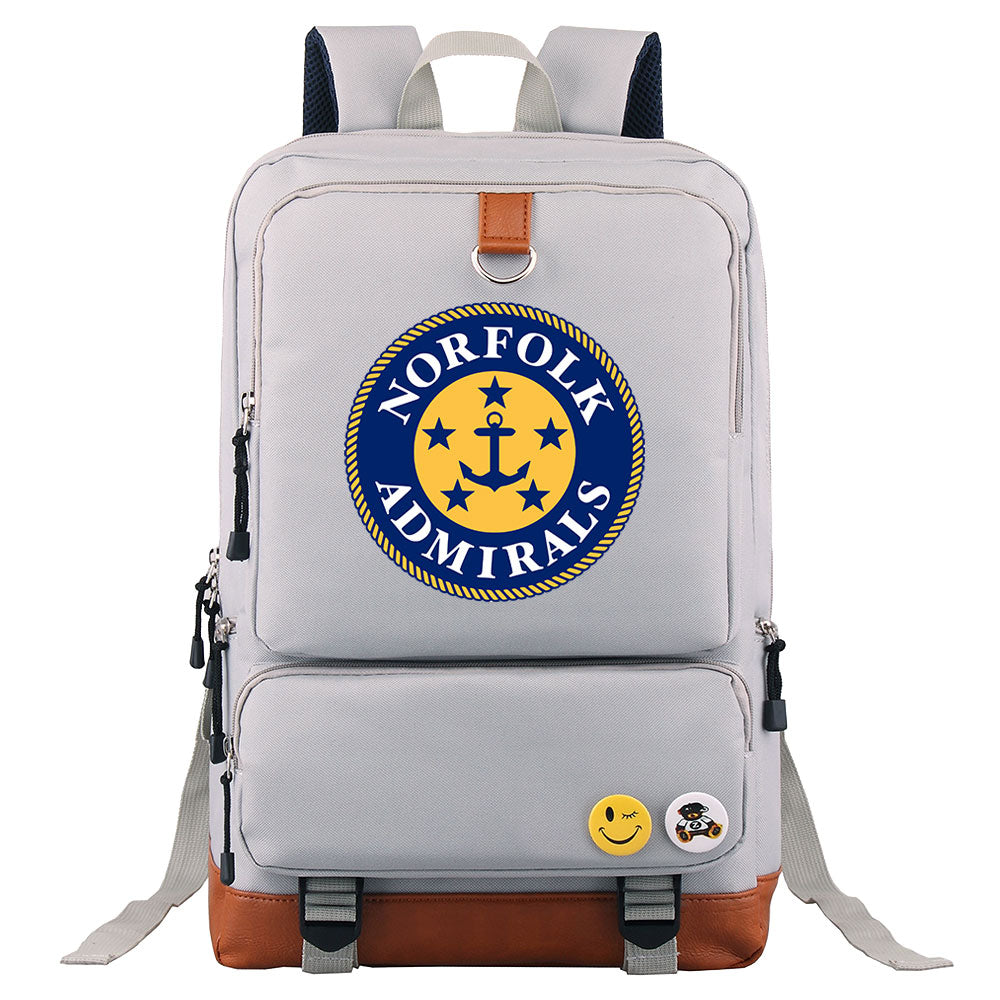 Norfolk Admirals Proof Backpack NoteBook Laptop School Bag