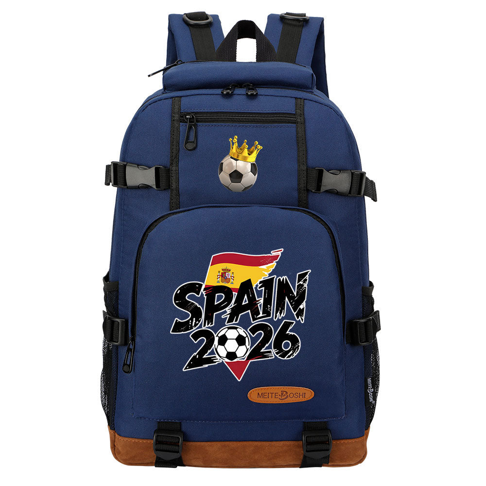 2026 Football Waterproof Backpack School Notebook Travel Bag