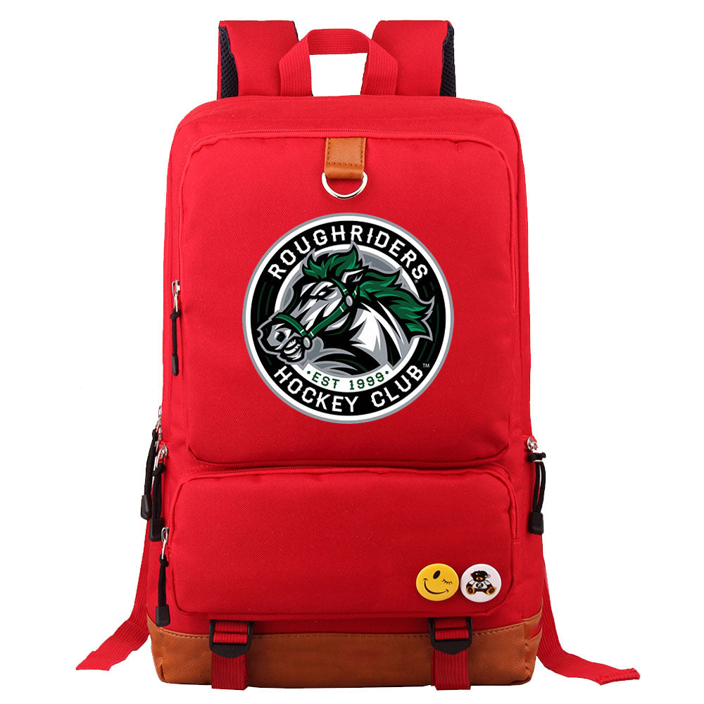 Roughriders Hockey Team Proof Backpack NoteBook Laptop School Bag