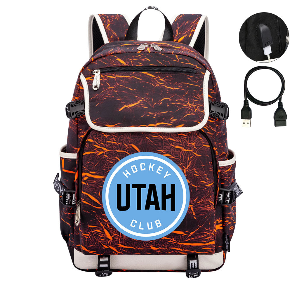 Utah Hockey Club Backpack School Notebook Travel Bag
