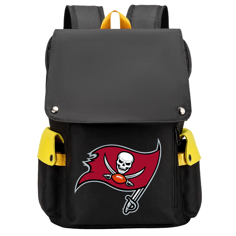Tampa Bay Buccaneers Football Team Rugby Laptop Backpack Oxford School Bag