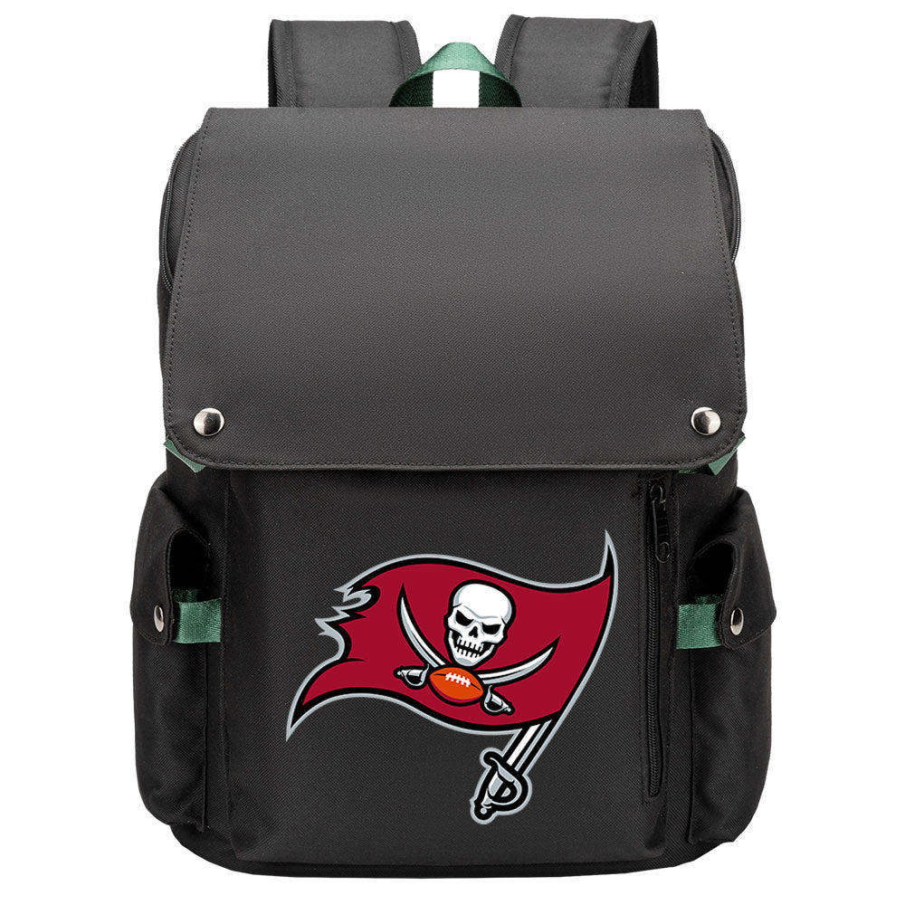 Tampa Bay Buccaneers Football Team Rugby Laptop Backpack Oxford School Bag