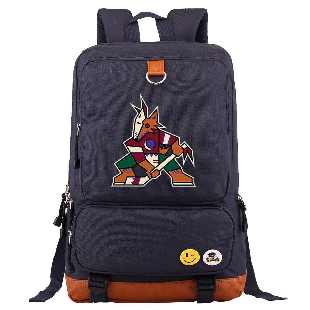 Arizona Coyotes Hockey Team Proof Backpack NoteBook Laptop School Bag